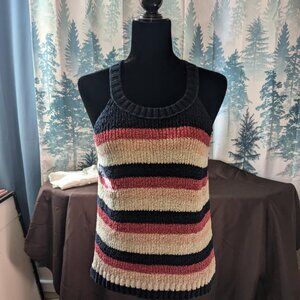 J.Crew Striped Knit Tank Top | Size Large